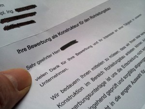Lieblose Absagen mit 0815-Begründung sind leider die Regel