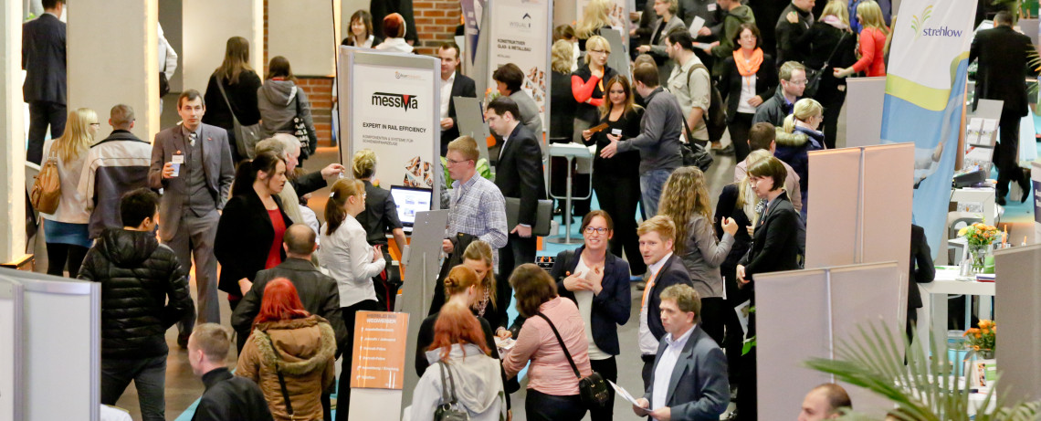 Recruiting-Messe "hierbleiben 2013" in Magdeburg